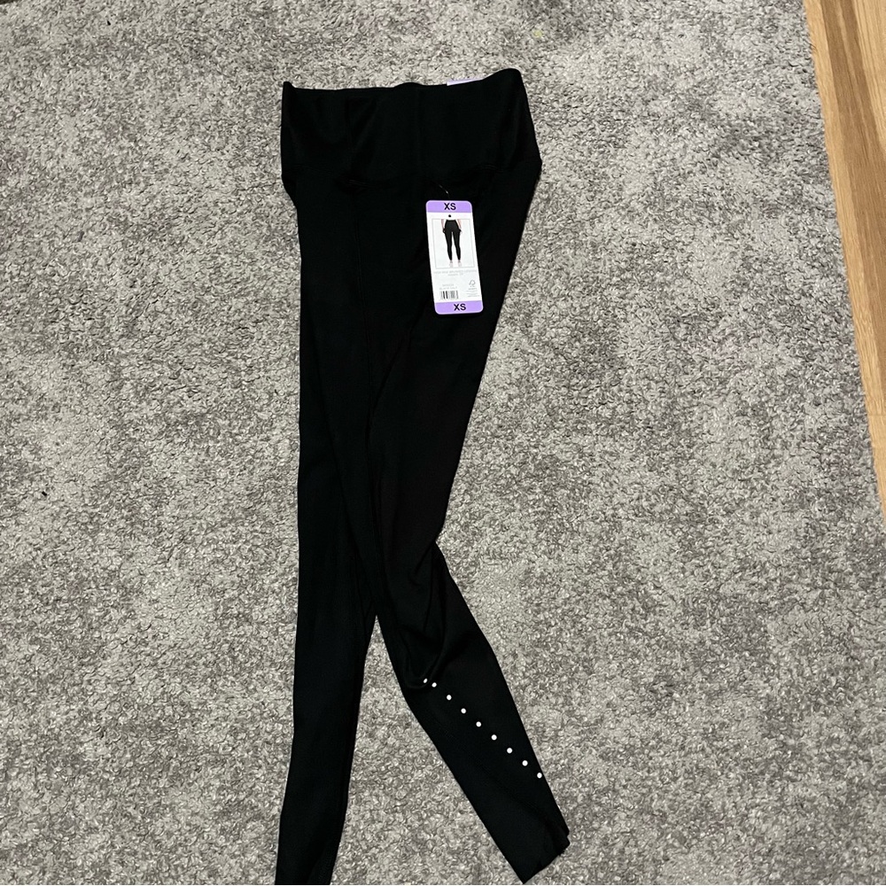 Danskin High Rise Brushed Legging 25” XS Black